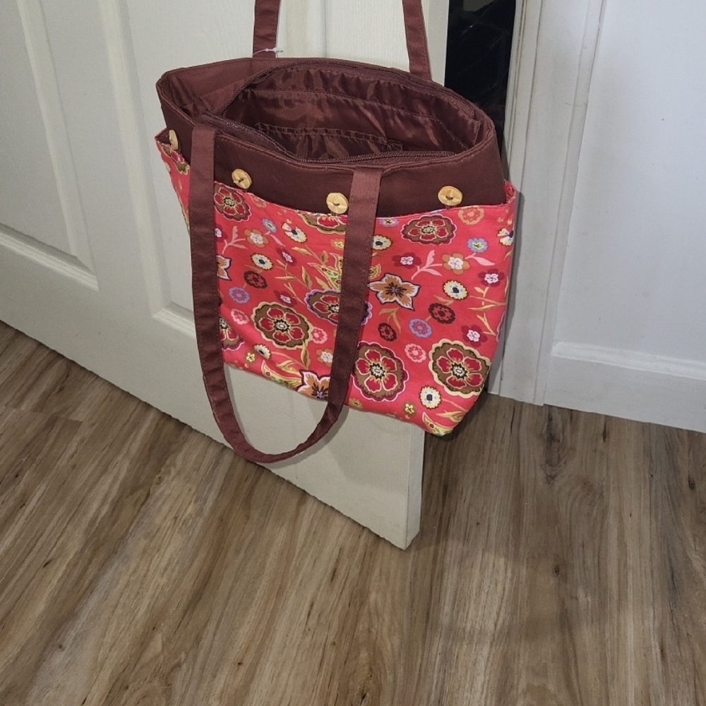 Longaberger Pretty In Pink 3in1 Tote Bag NWT - Picture 2 of 11
